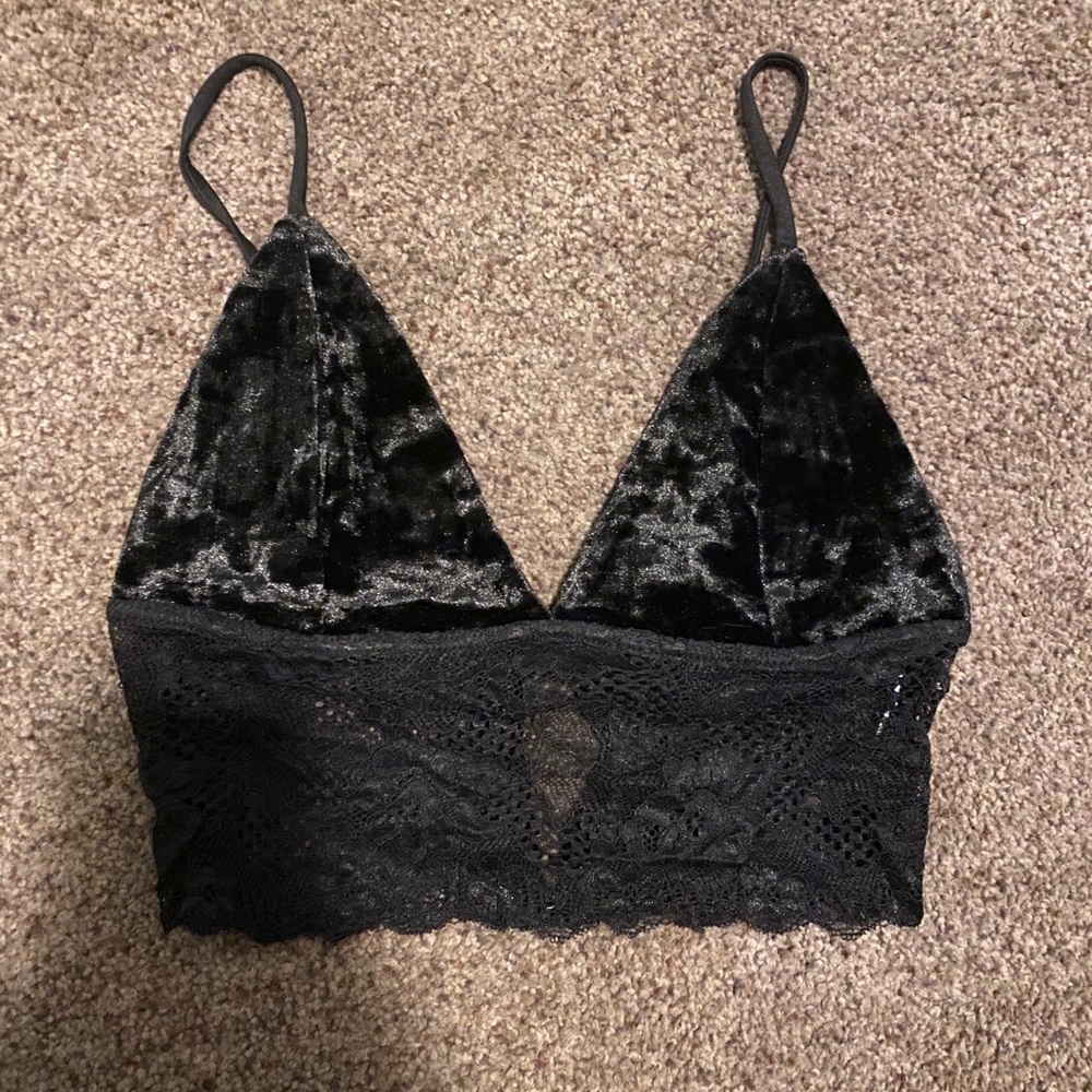 Boho Black Crop